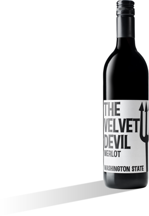 The Velvet Devil is a smooth Merlot by Charles Smith Wines from Washington State